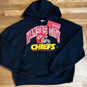 NFL Kansas City Chiefs Black and Red Hoodie